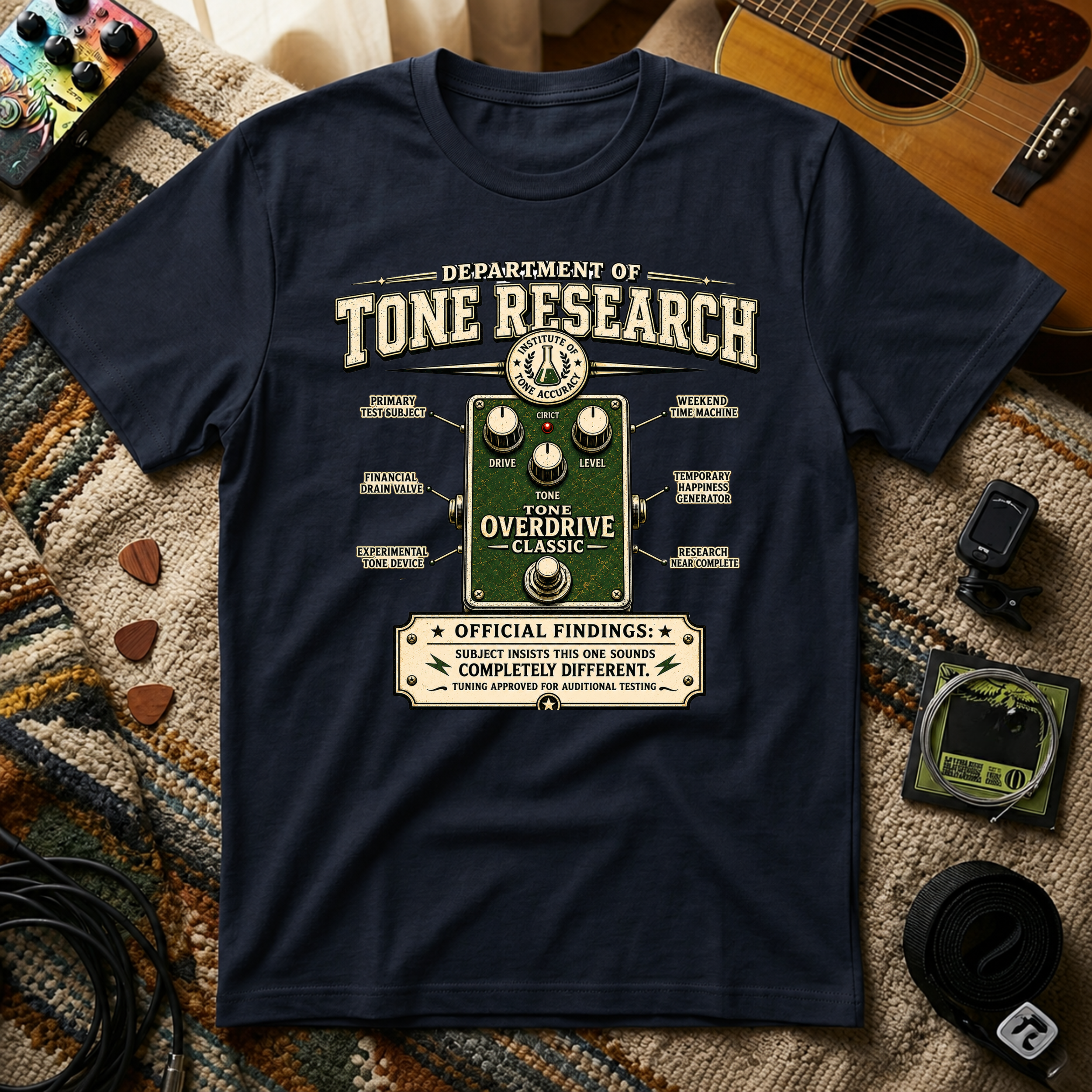 Department Of Tone Research Overdrive T-Shirt