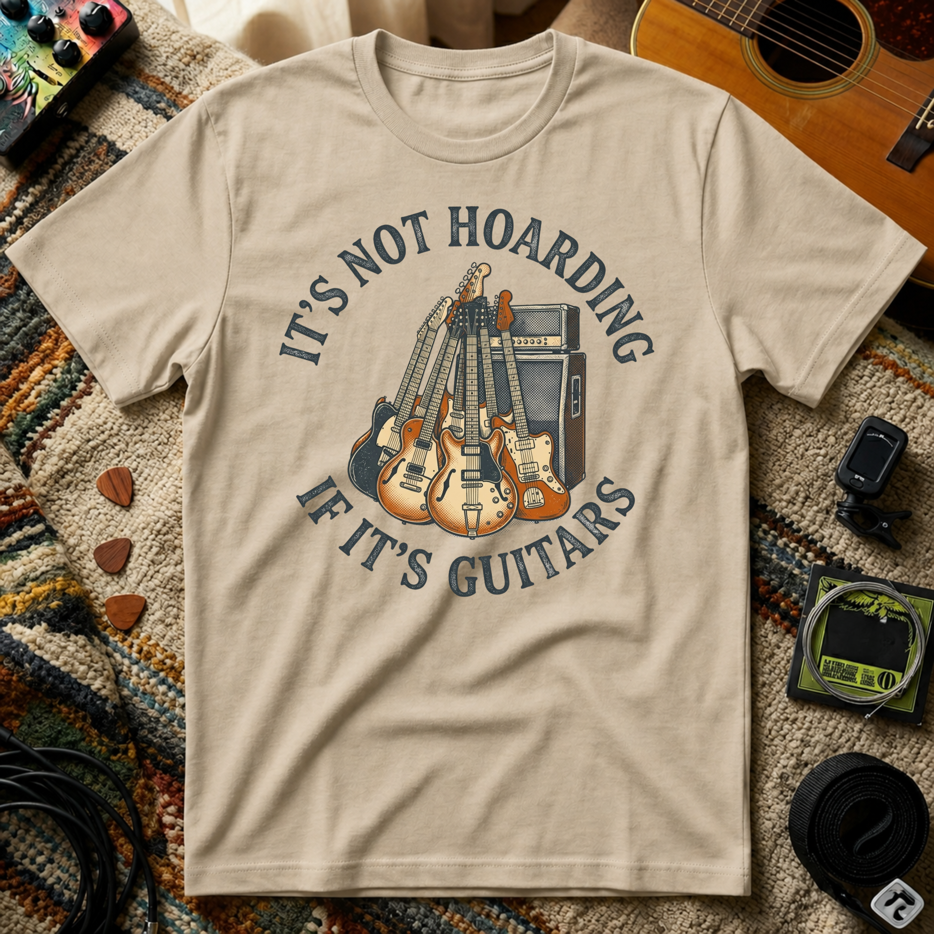 It's Not Hoarding If It's Guitars T-Shirt