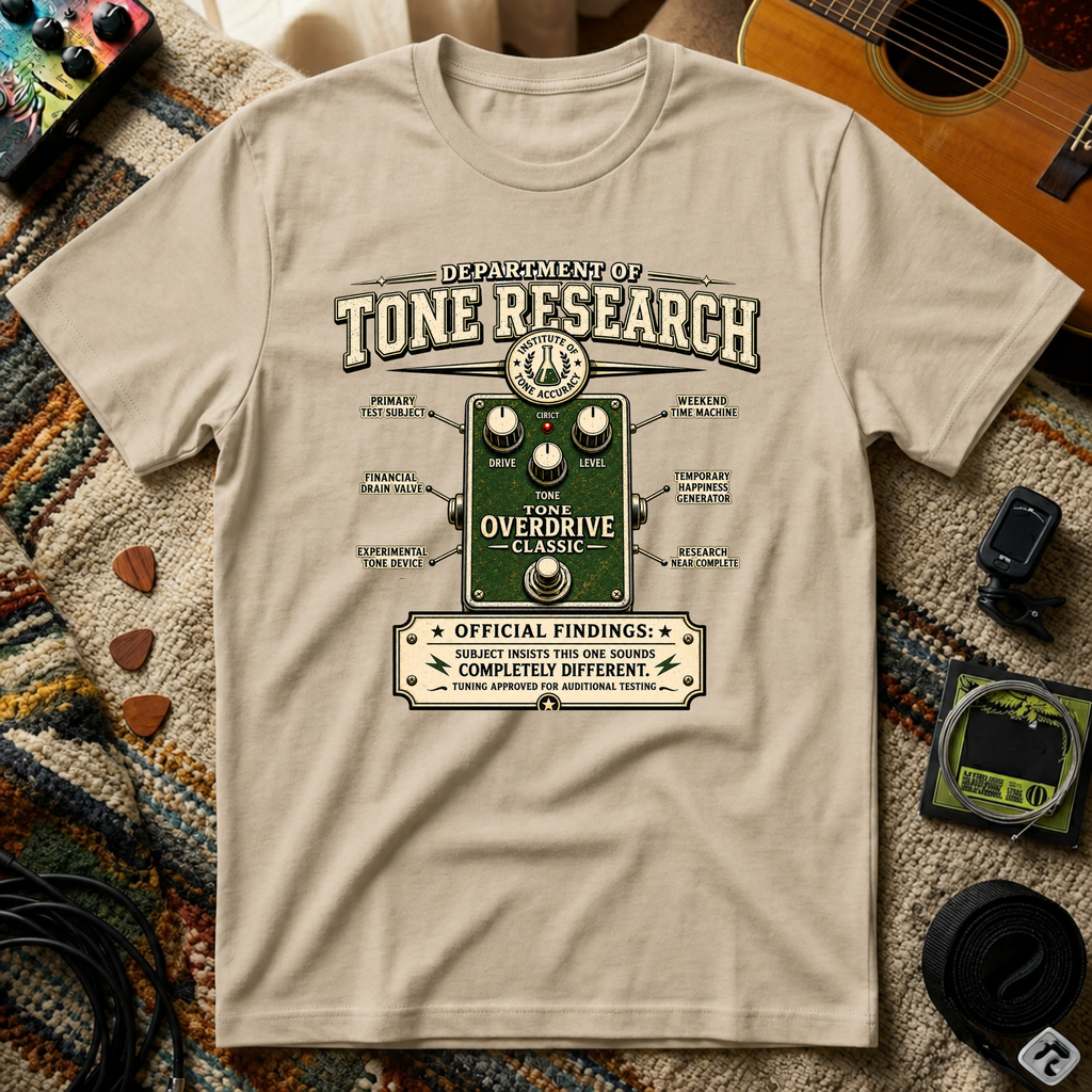 Department Of Tone Research Overdrive T-Shirt