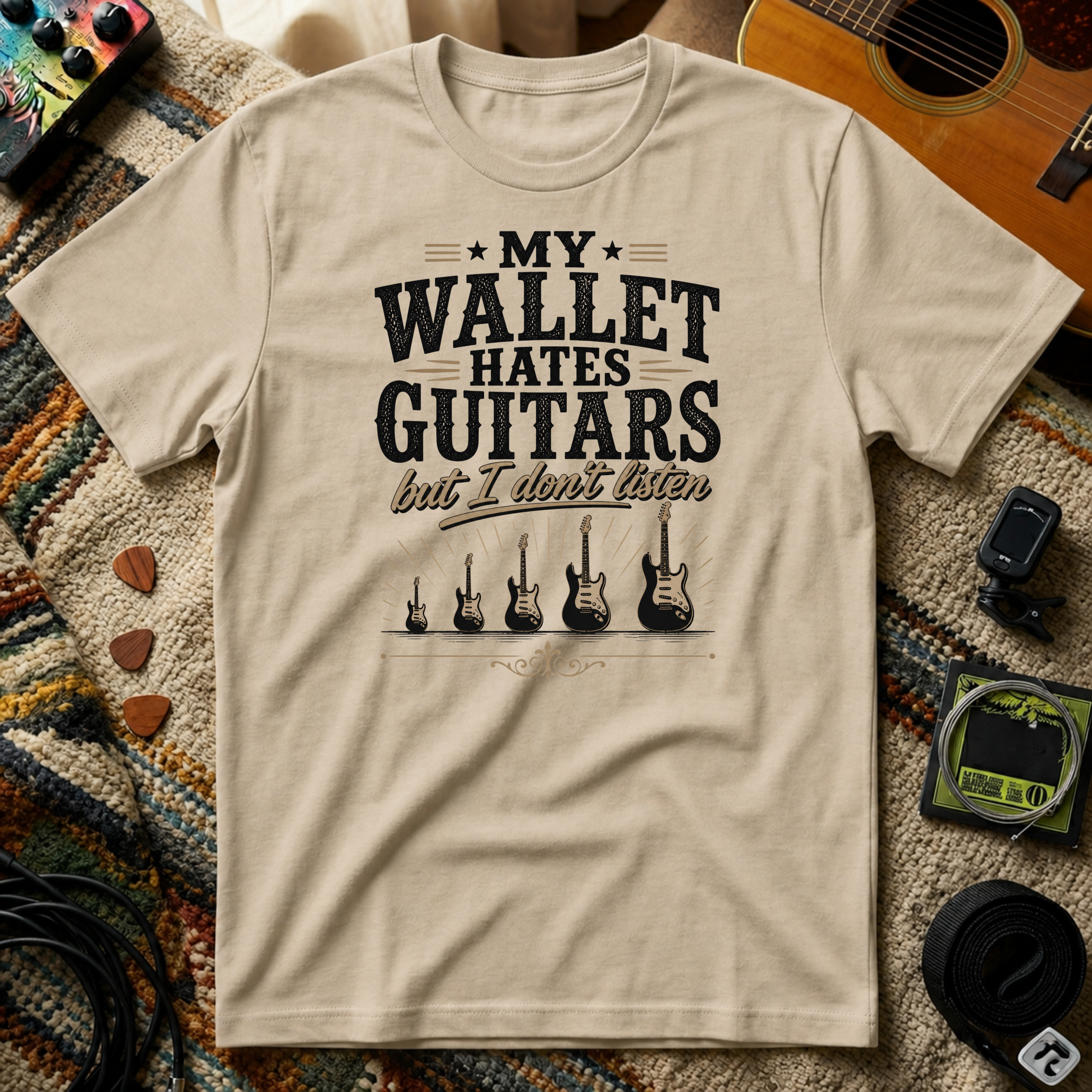 My Wallet Hates Guitars T-Shirt