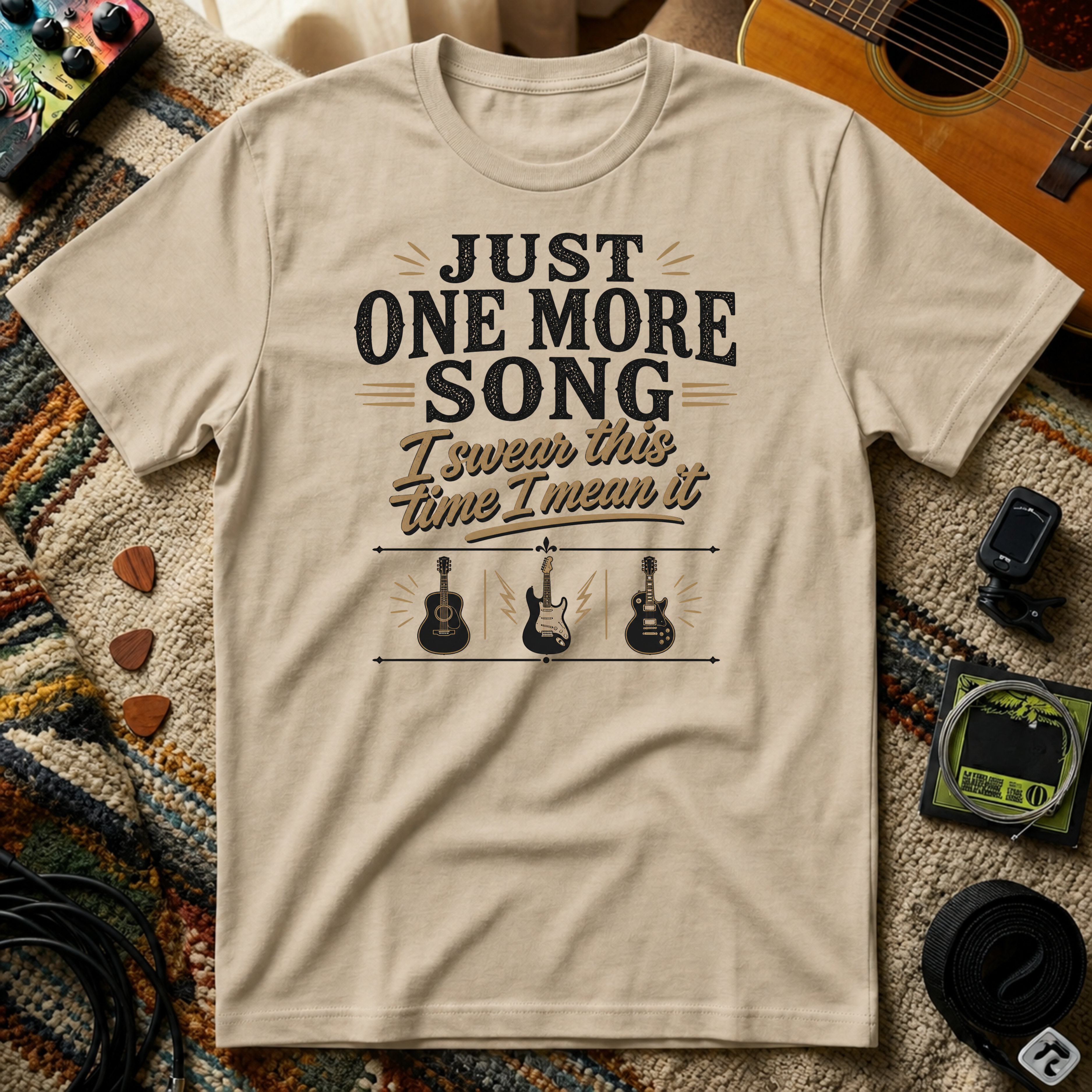 Just One More Song I Swear T-Shirt