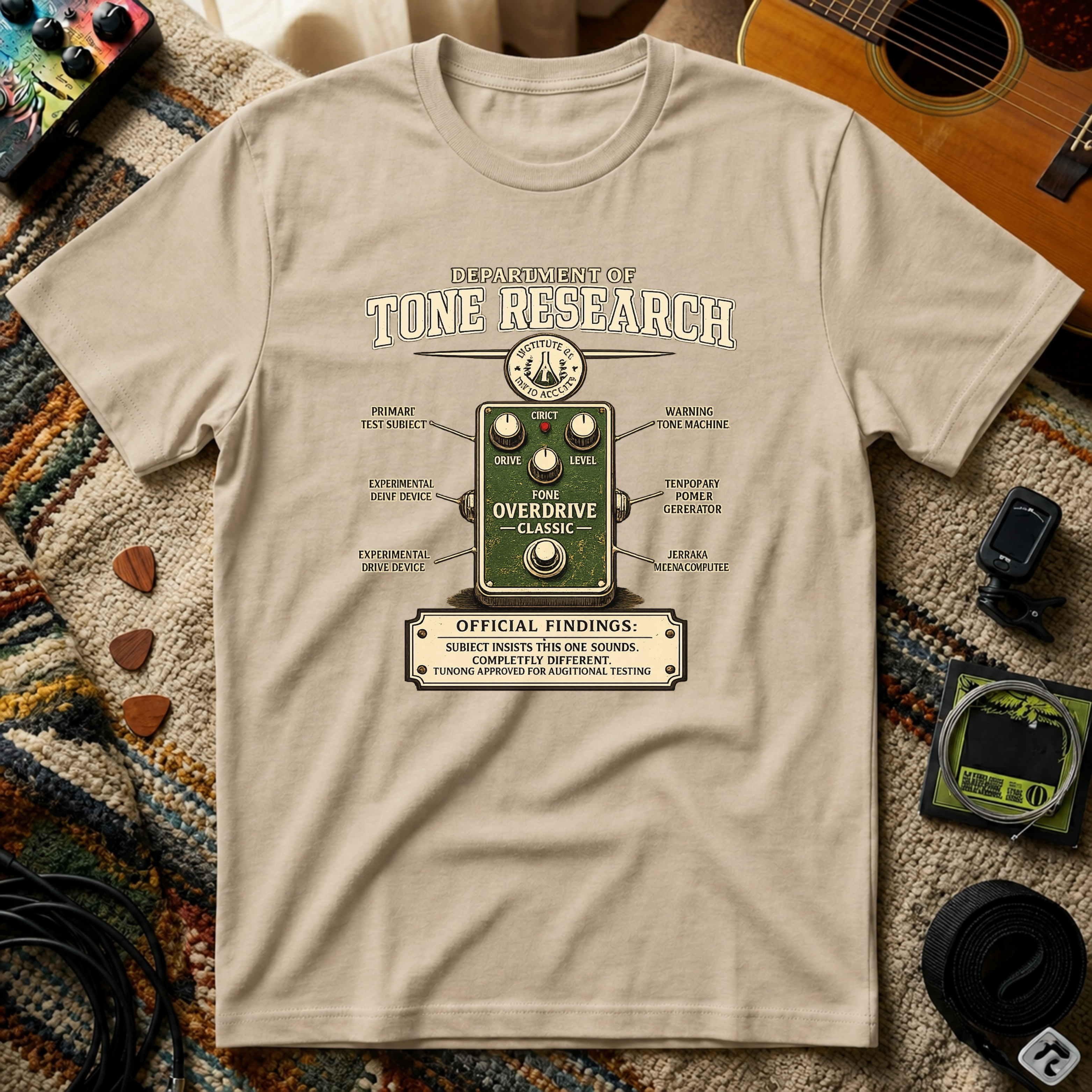 Department Of Tone Research Overdrive T-Shirt