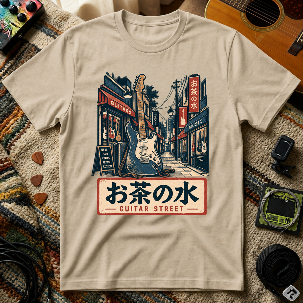 Japan Guitar Street T-Shirt