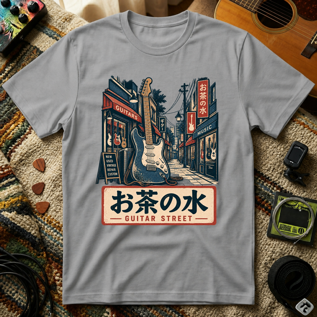 Japan Guitar Street T-Shirt