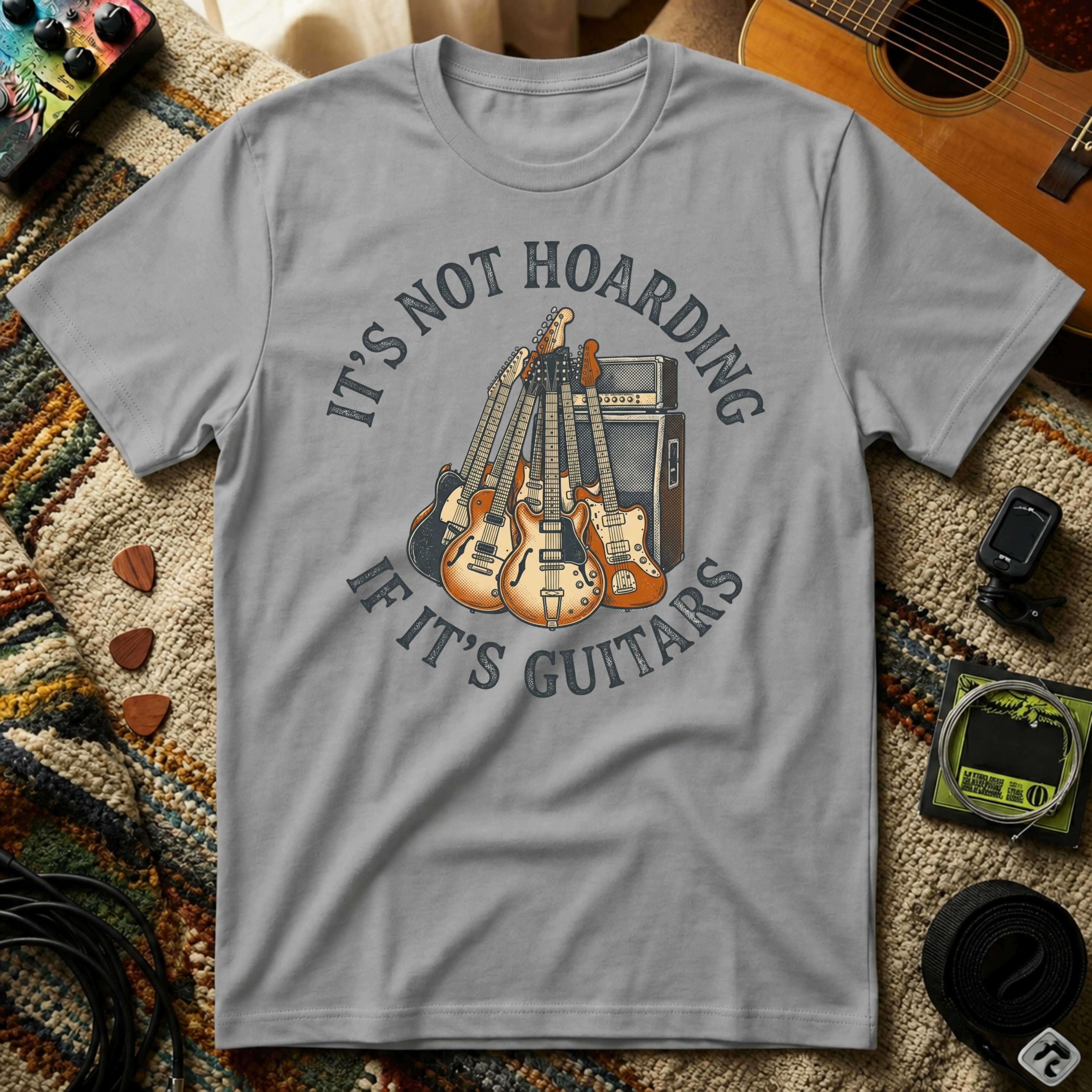 It's Not Hoarding If It's Guitars T-Shirt