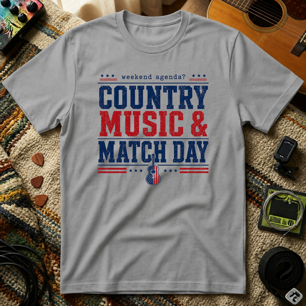 Country Music & Match Day T-Shirt