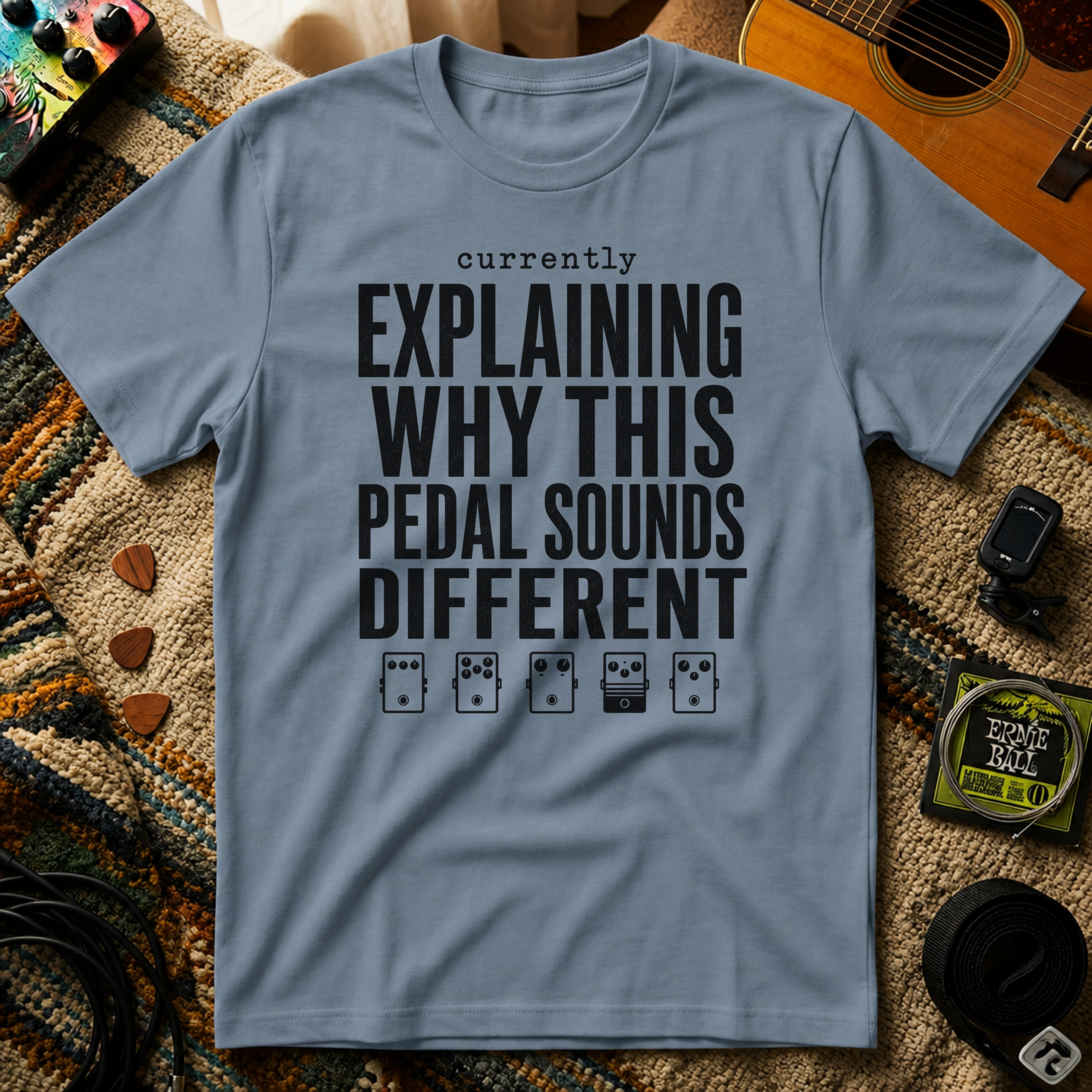 Currently Explaining Why This Pedal Sounds Different T-Shirt