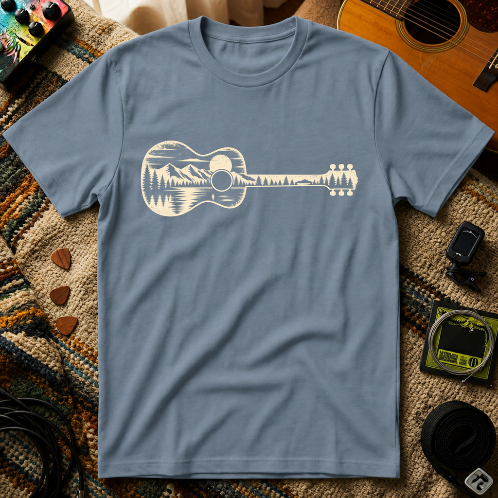 Guitar Silhouette Woods T-Shirt