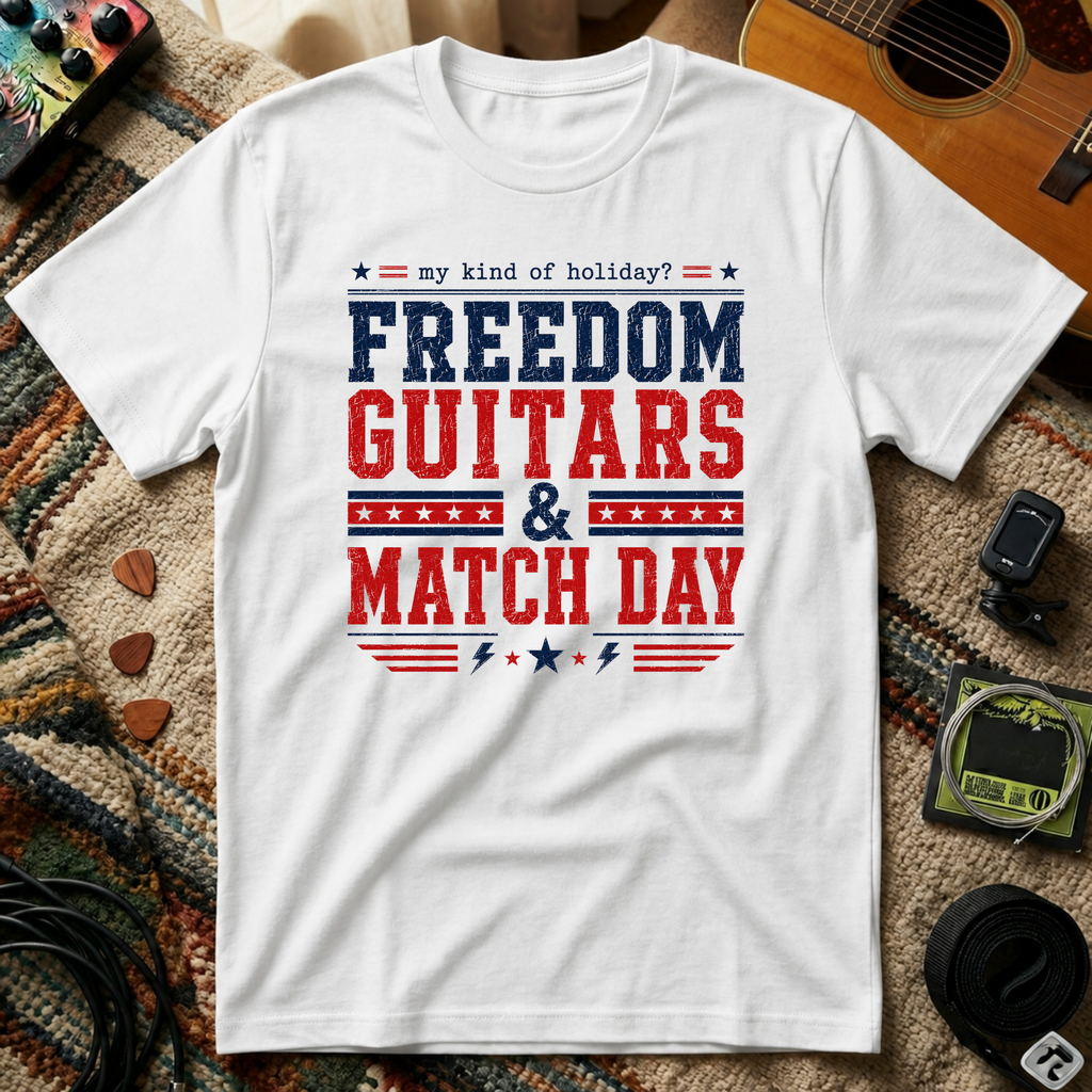 Freedom Guitars & Match Day T-Shirt