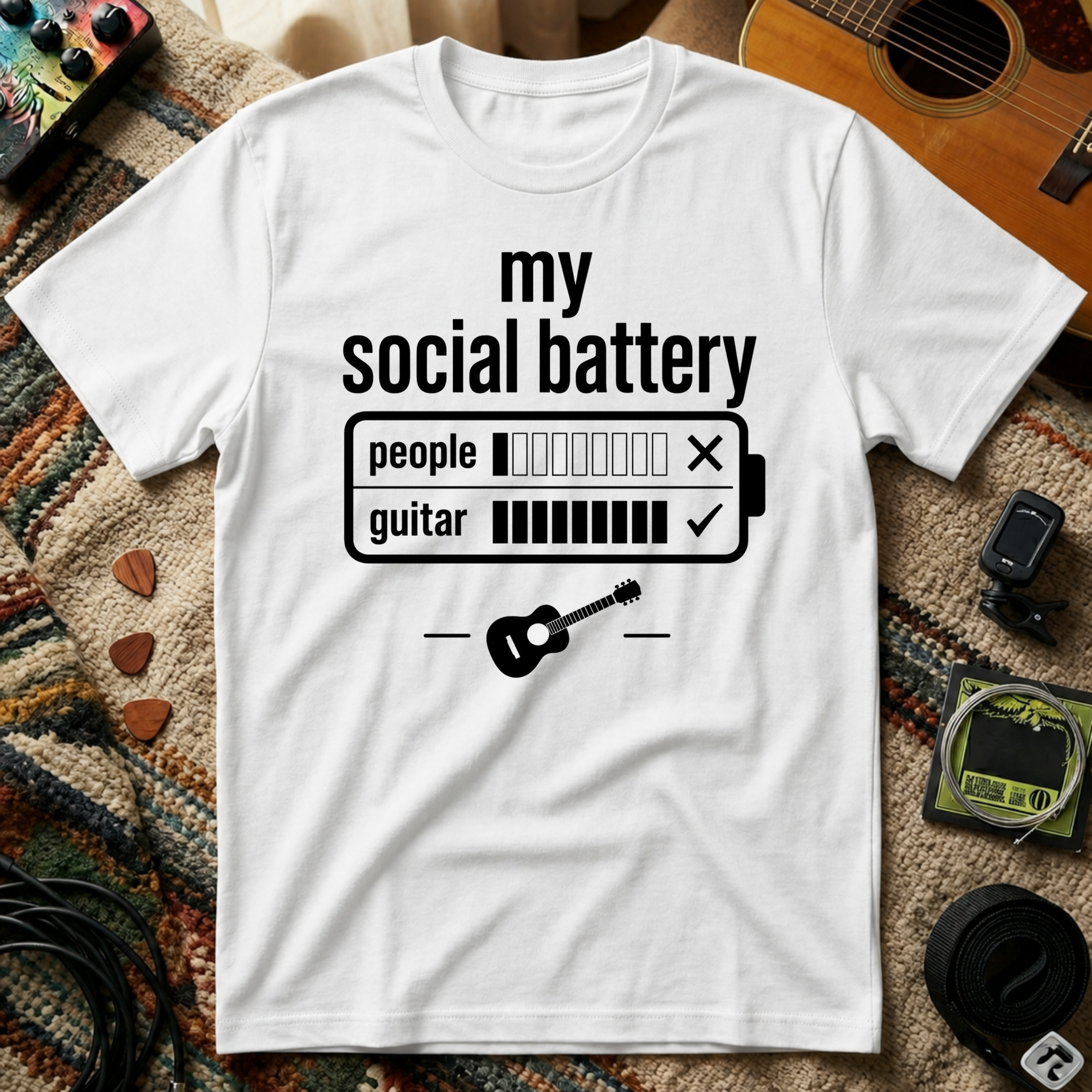 My Social Battery 1 T-Shirt