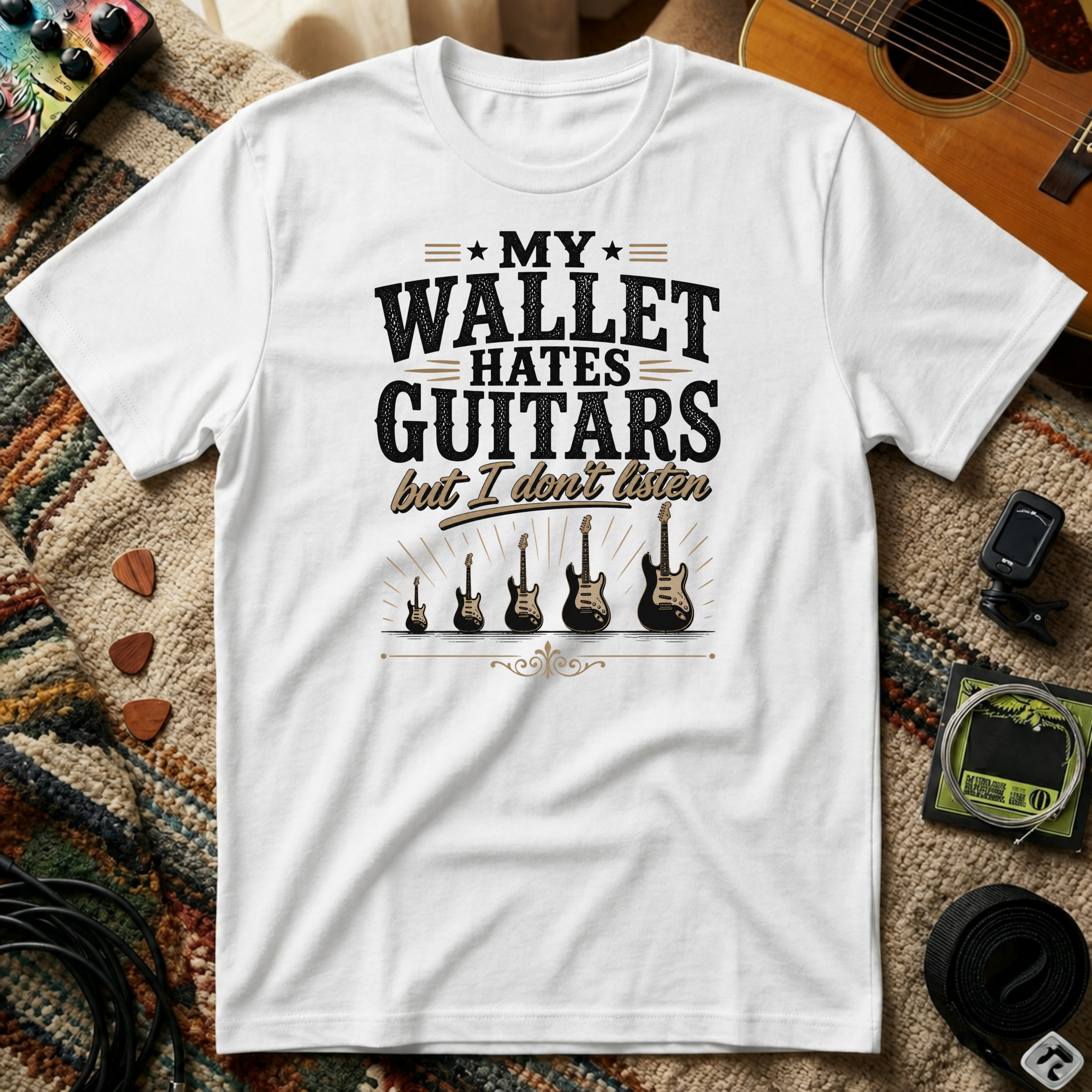 My Wallet Hates Guitars T-Shirt