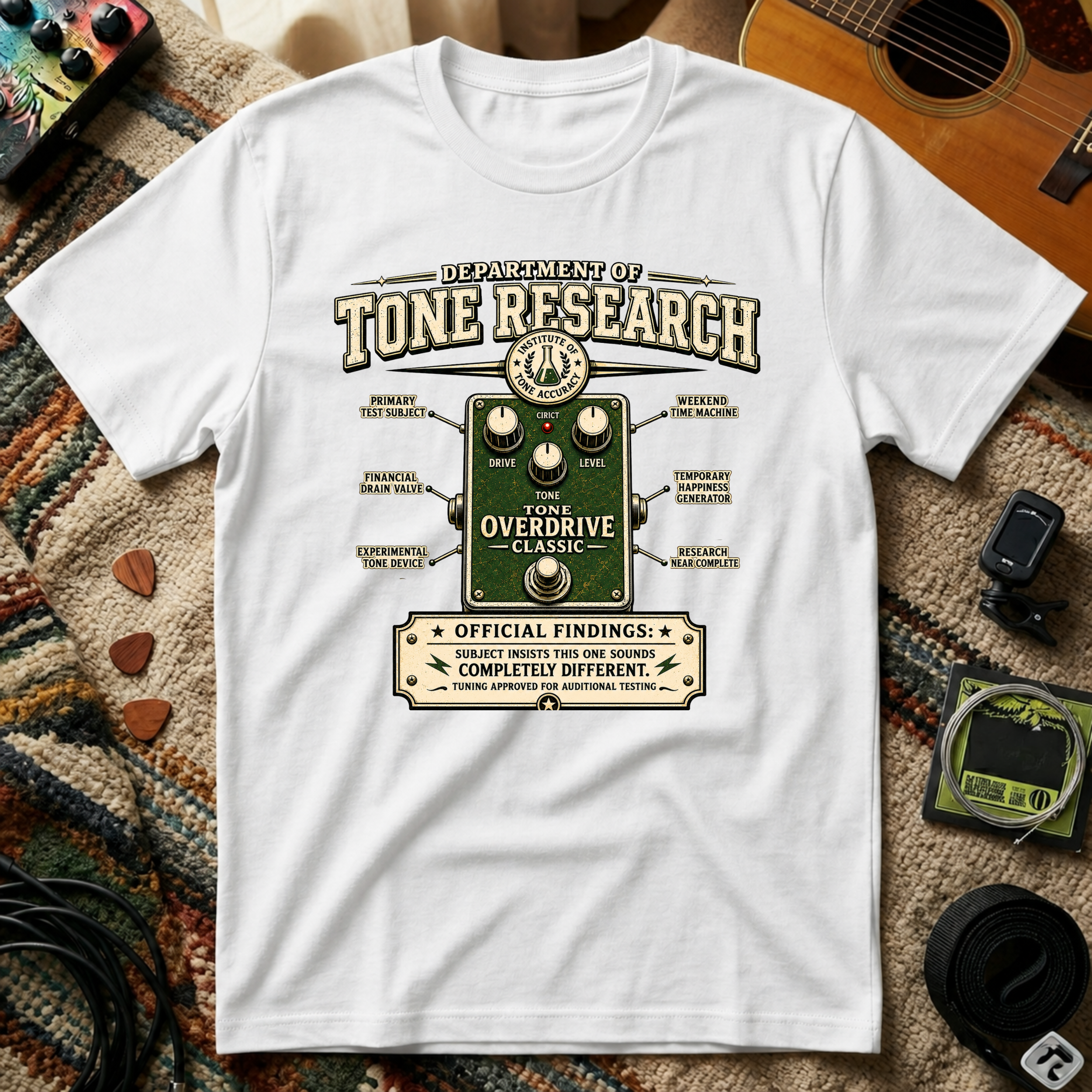 Department Of Tone Research Overdrive T-Shirt