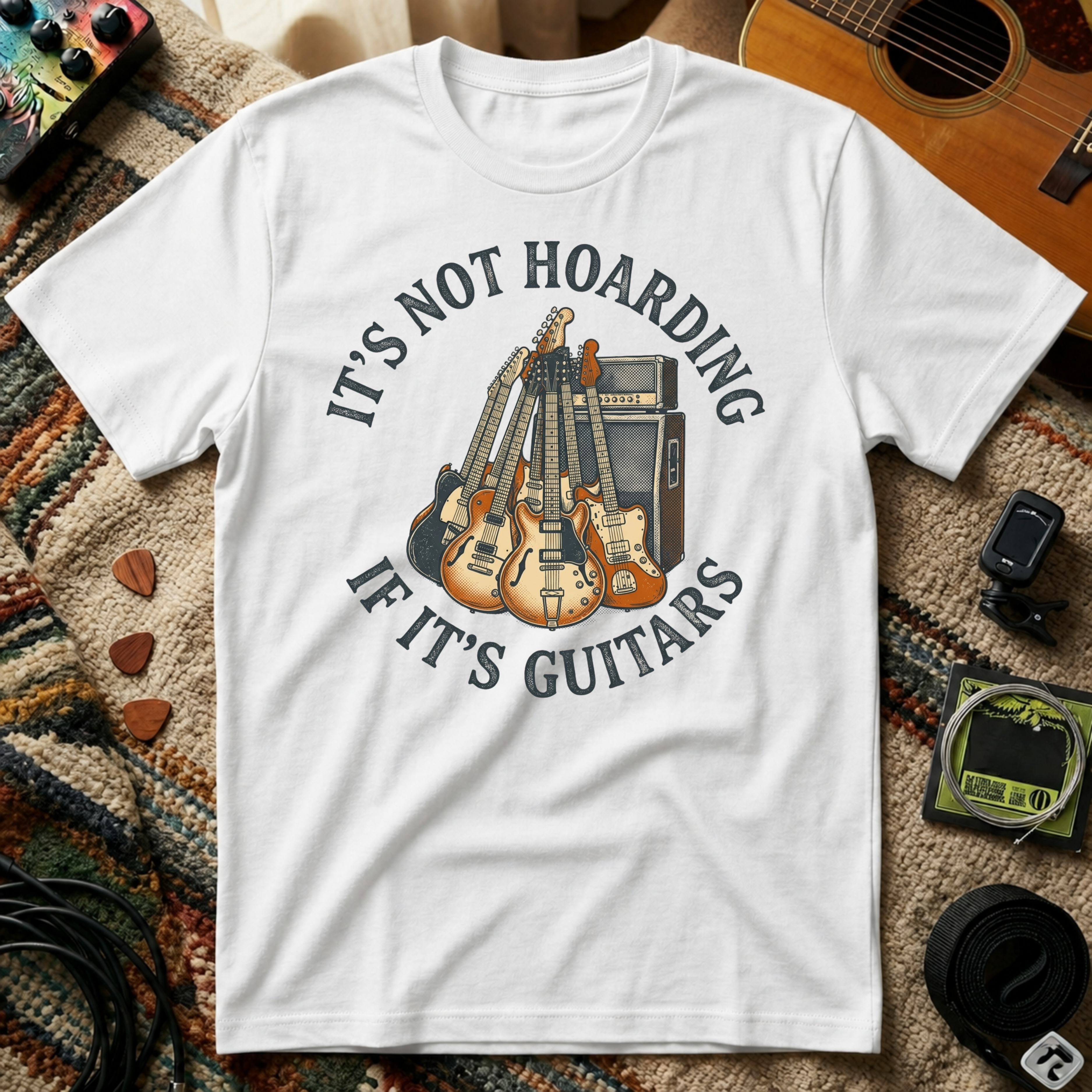 It's Not Hoarding If It's Guitars T-Shirt