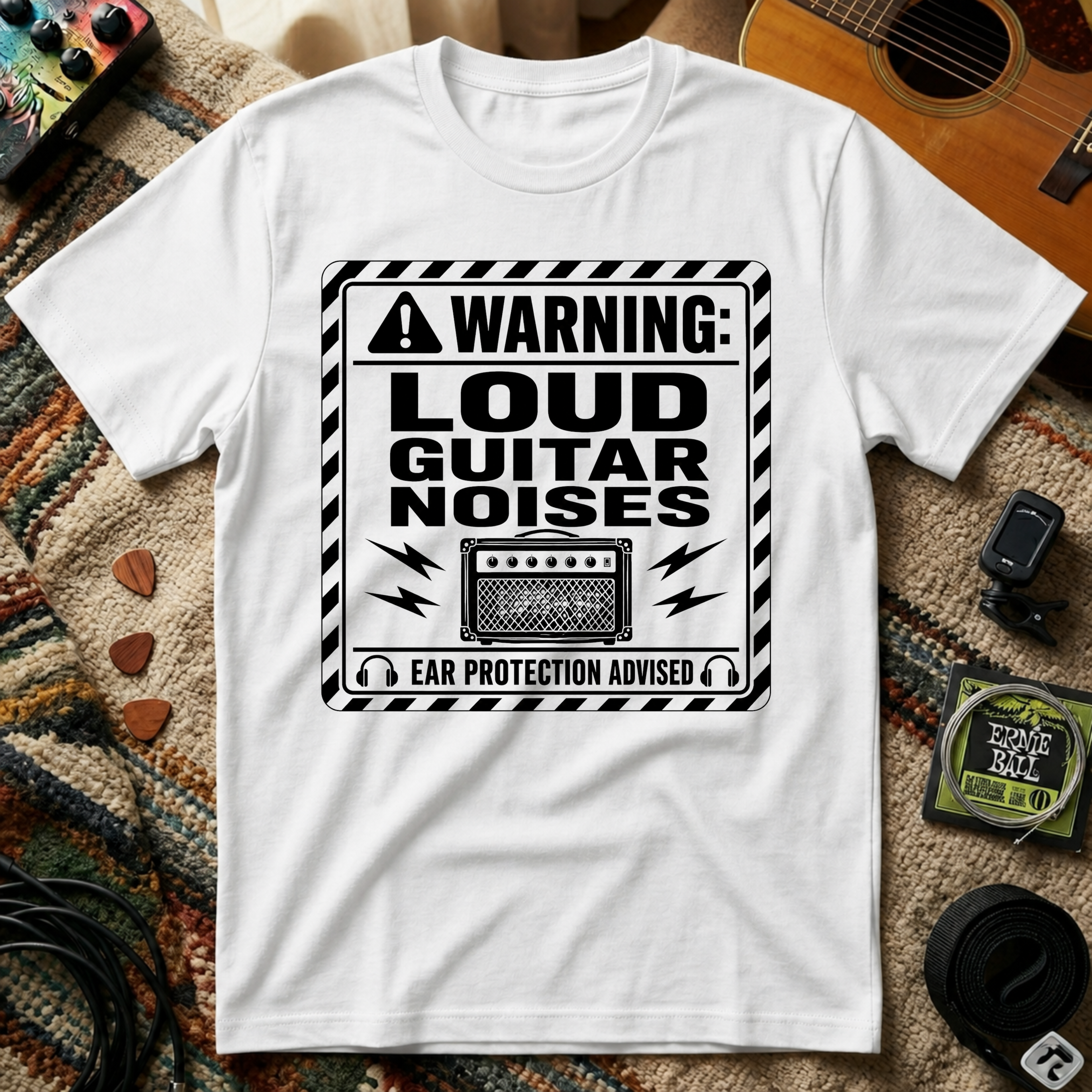 Warning Loud Guitar Noises T-Shirt