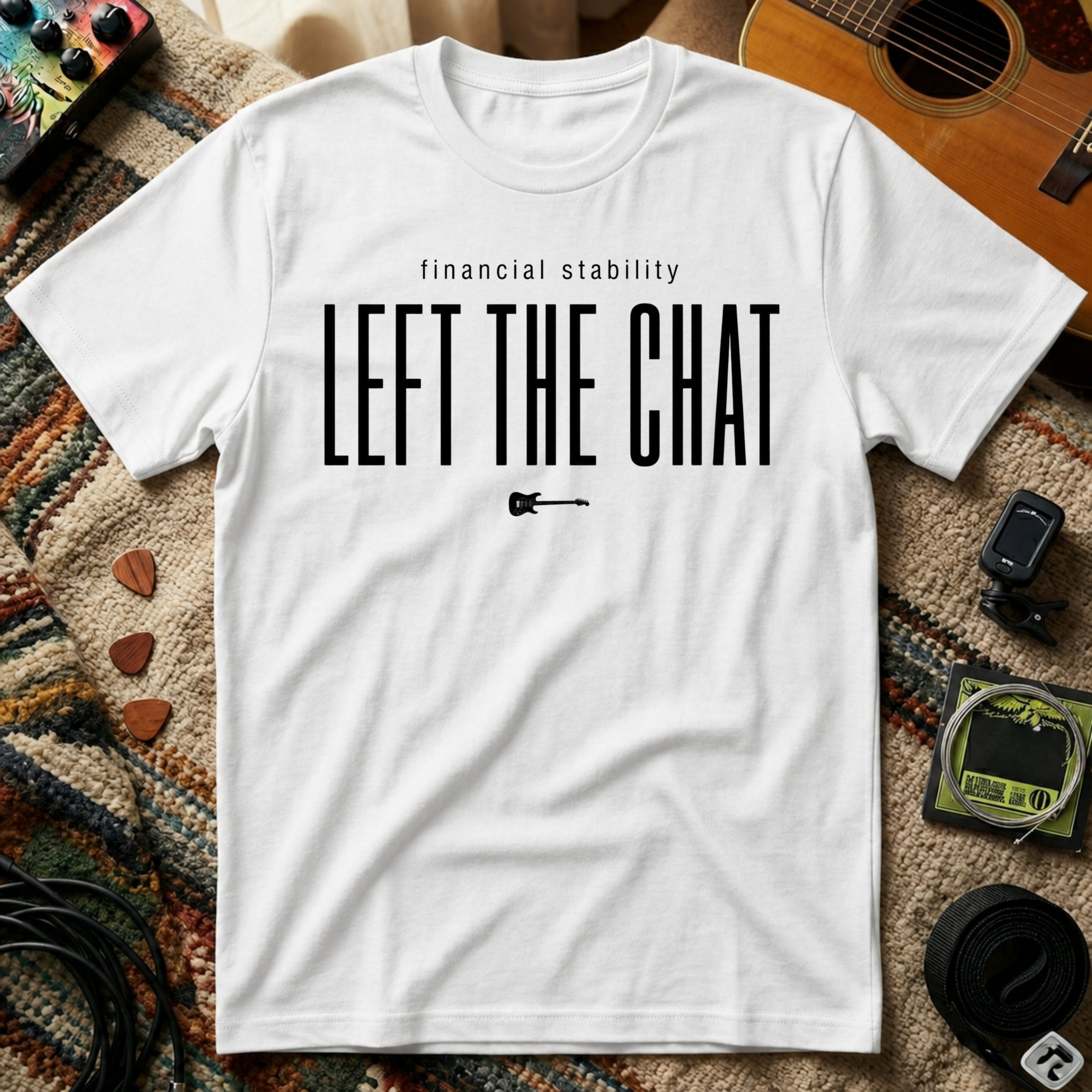 Financial Stability Left The Chat T-Shirt